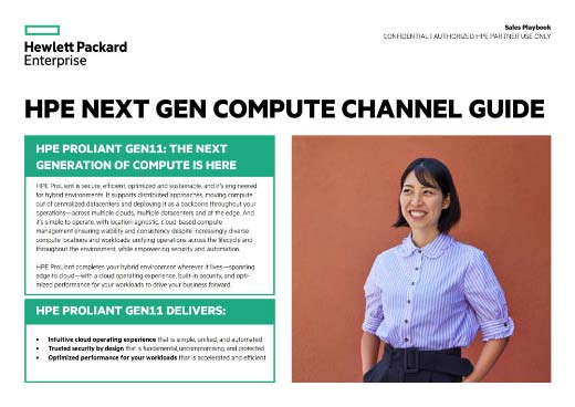 HPE Next Gen Compute Channel Guide